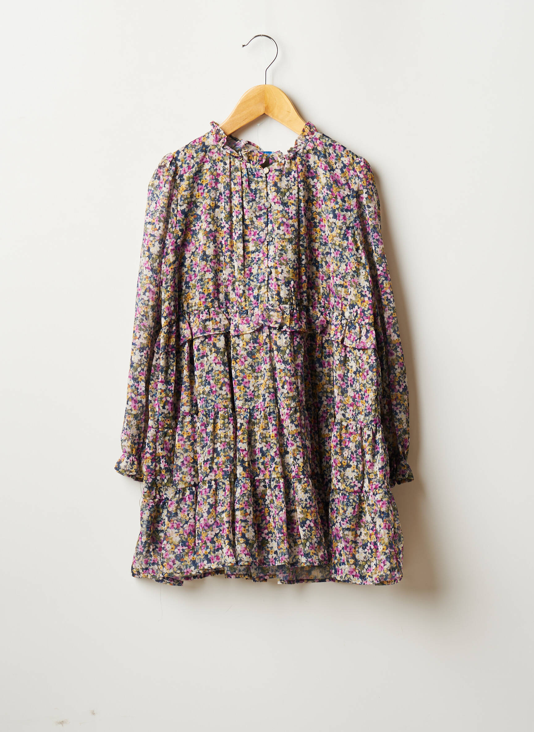 Mayoral Robes Mi Longues Fille couleur vert