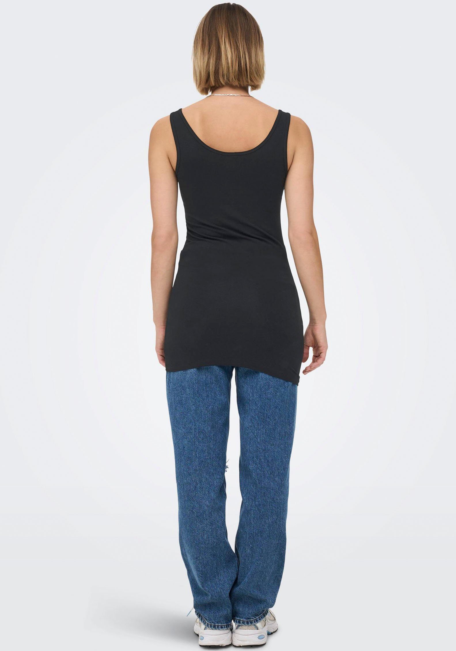 ONLY Tanktop ONLLIVE LOVE NEW LONG TT 2PACK NOOS (Packung, 2er-Pack)
