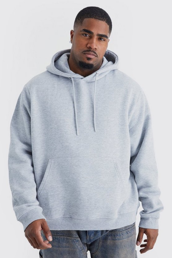 Plus kastiger Man Hoodie