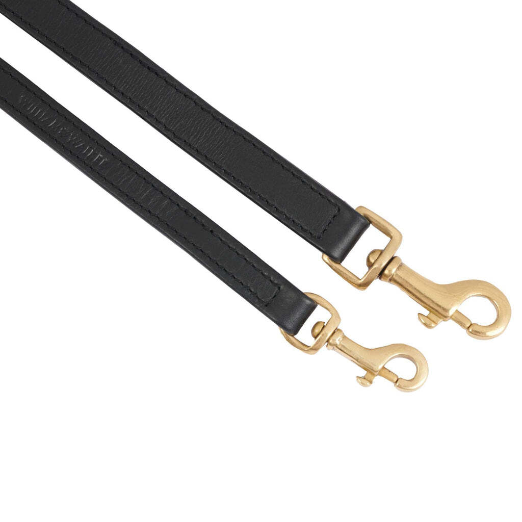 William Walker Hundeleinen William Walker Hundeleine Plain Noir S-L