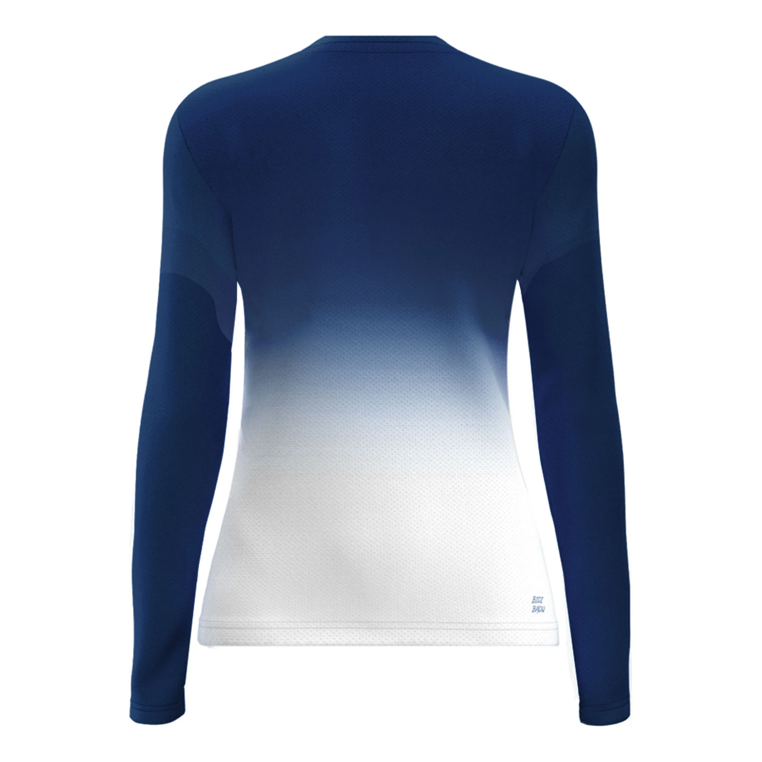 Crew Gradiant Longsleeve Damen - Dunkelblau, Weiß
