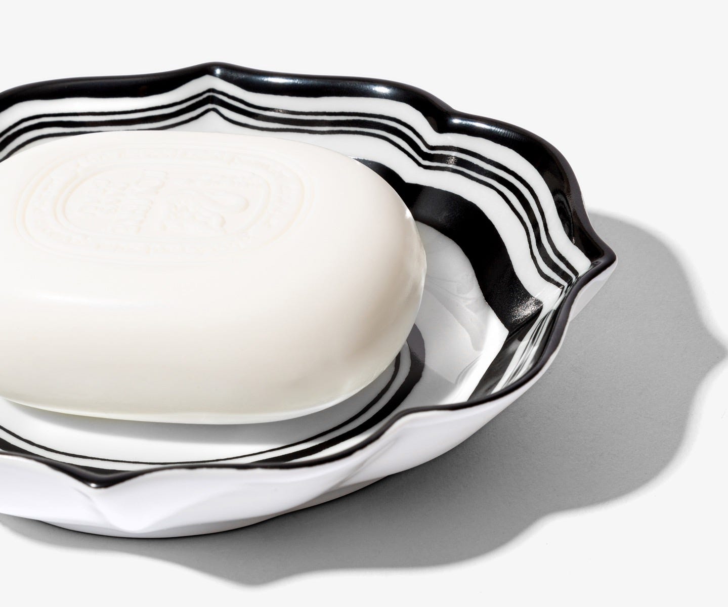 Porte-savon - Ovale blanc