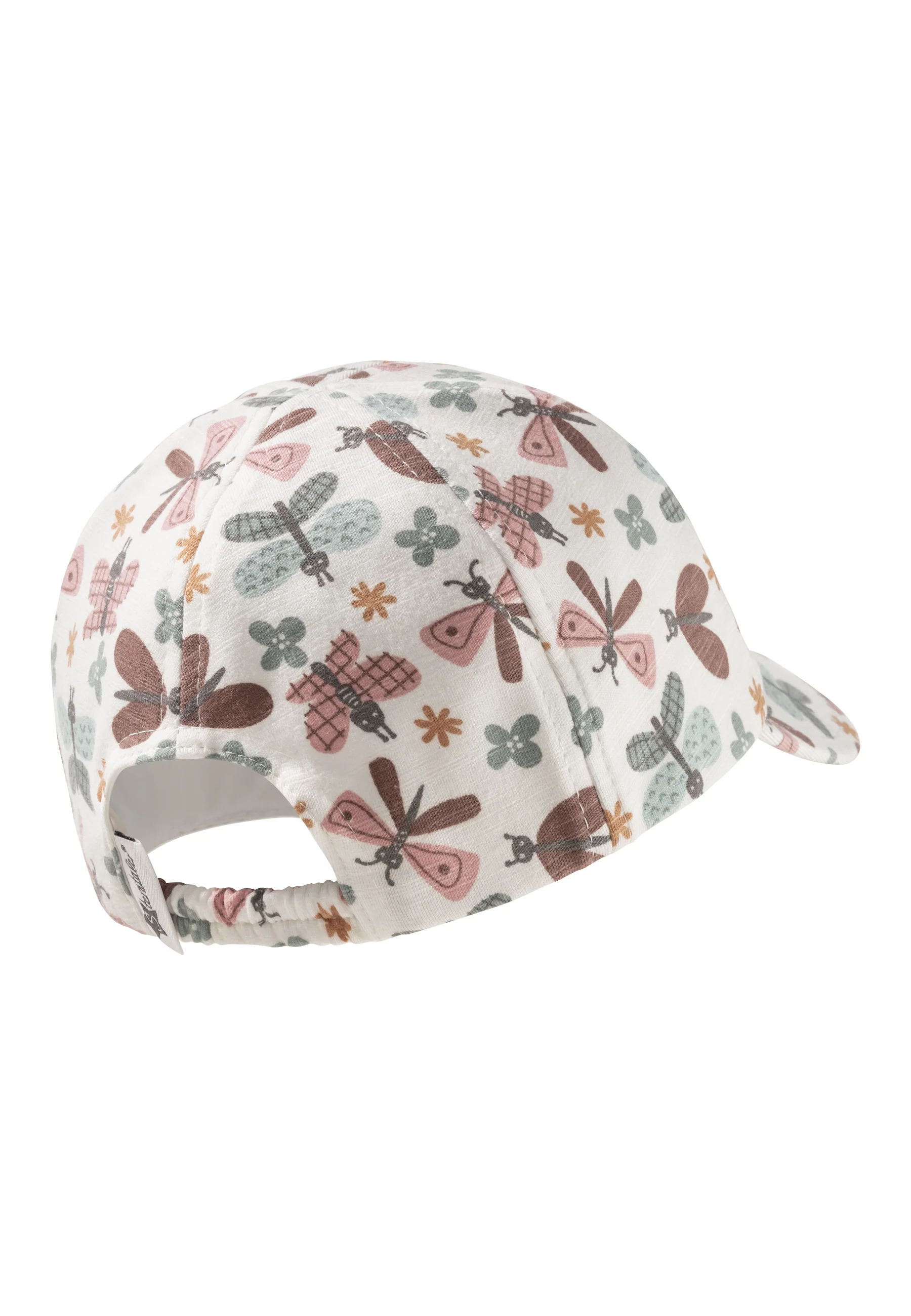 Baseballcap bedruckt mit bunten Schmetterlingen
