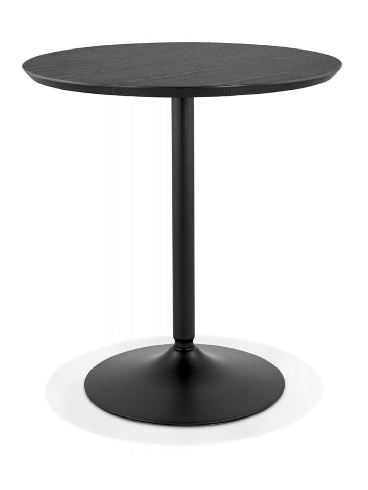 KADIMA DESIGN Esstisch Rund aus Holz und Metall | Moderner Stil in Schwarz günstig kaufen onesize