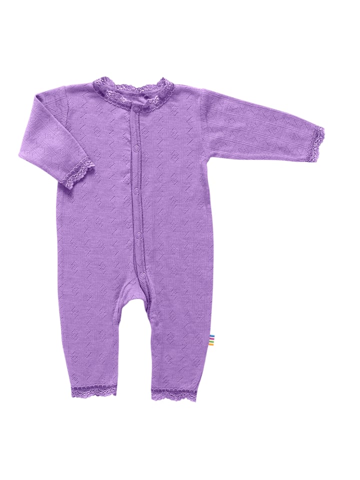 Joha Schlafoverall aus Merino-Wolle/Seide in purple günstig kaufen