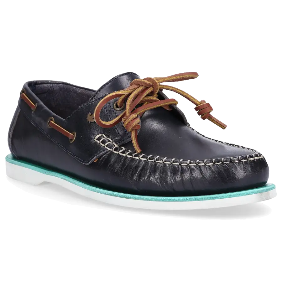 Dsquared2 - Bootsschuhe BOAT Kalbsleder - blau