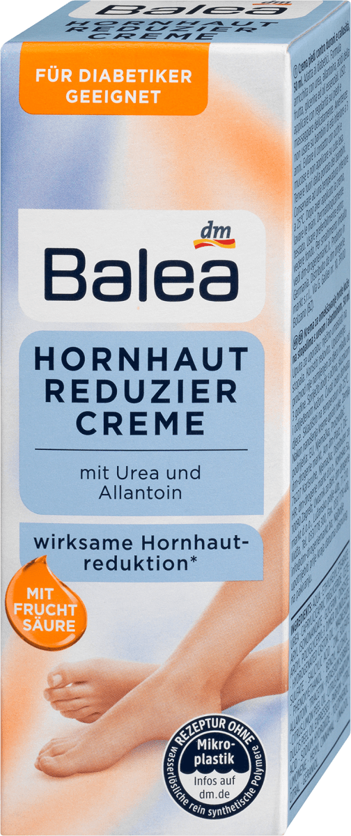 Fußcreme, Hornhaut Reduzier Creme mit Urea & Allantoin, 50 ml