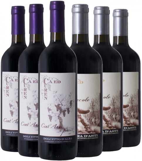 Piemont Rotwein-Paket - Ca ed Curen