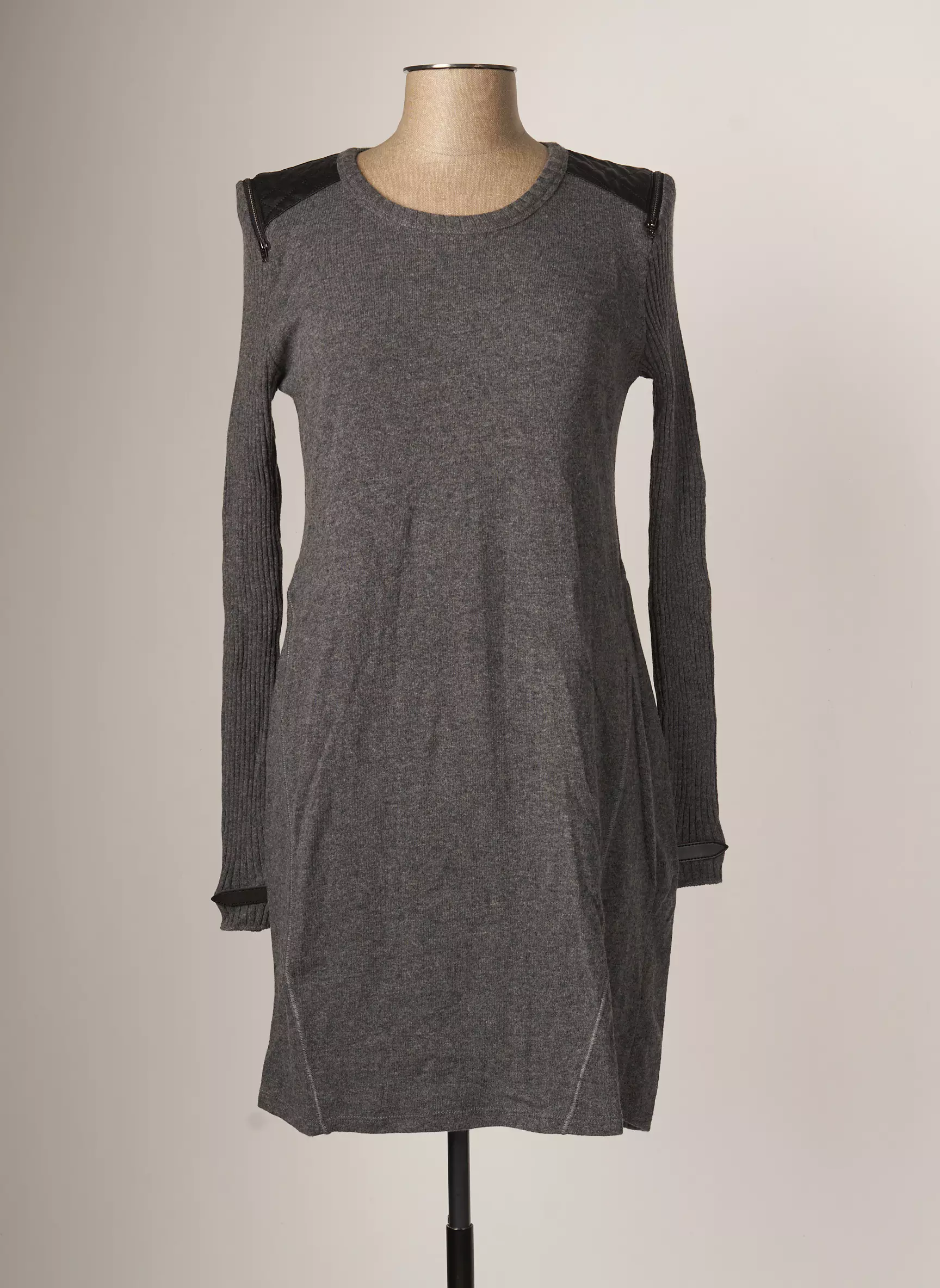 Ams Pure Robes Pulls Femme couleur gris