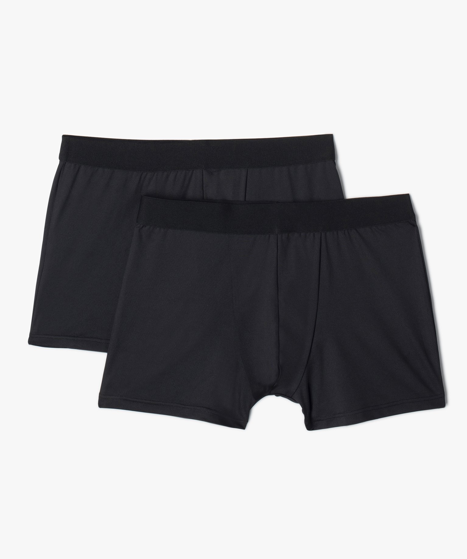Boxers homme en microfibre avec large ceinture noir | GEMO