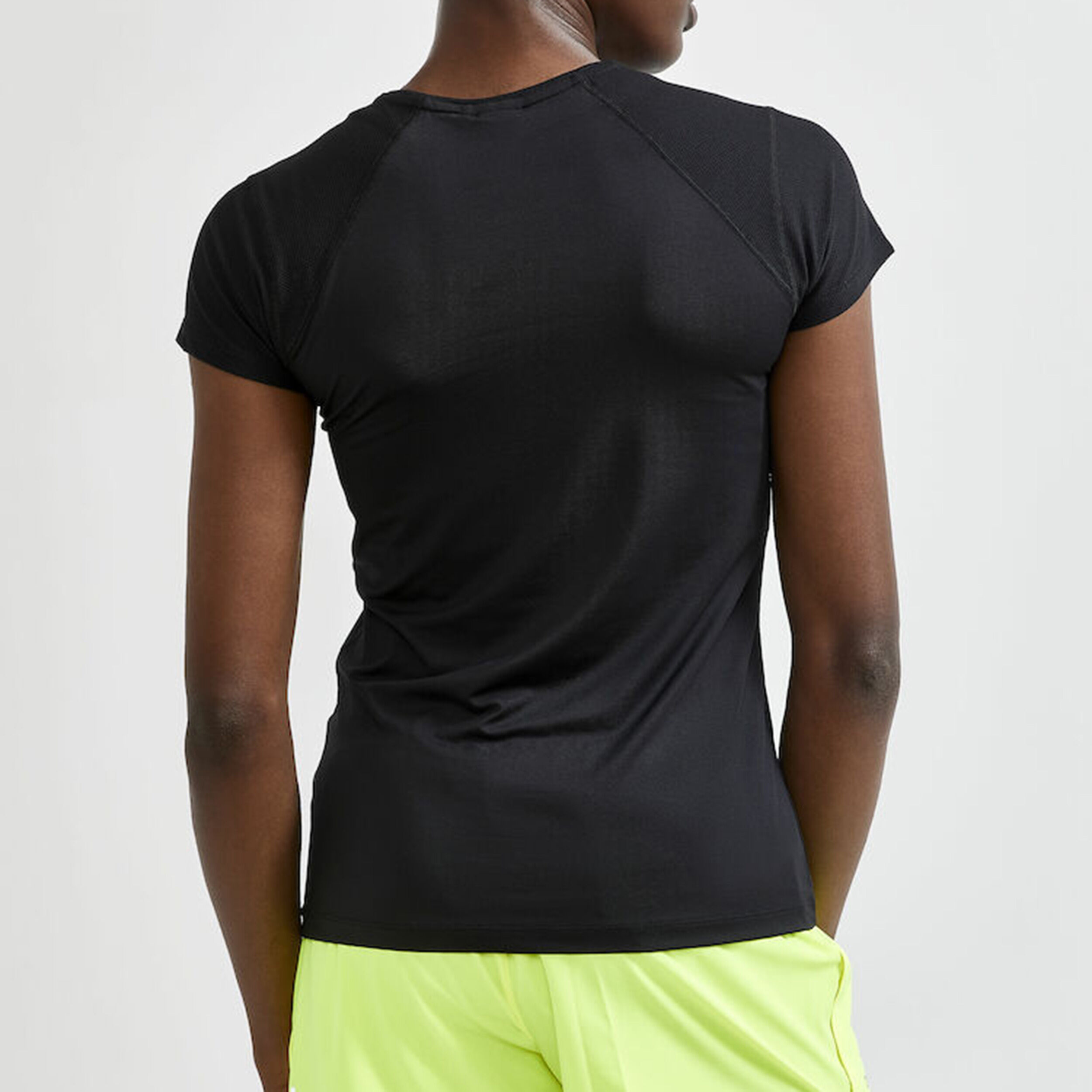 ADV Essence Shortsleeve Slim Laufshirt Damen - Schwarz