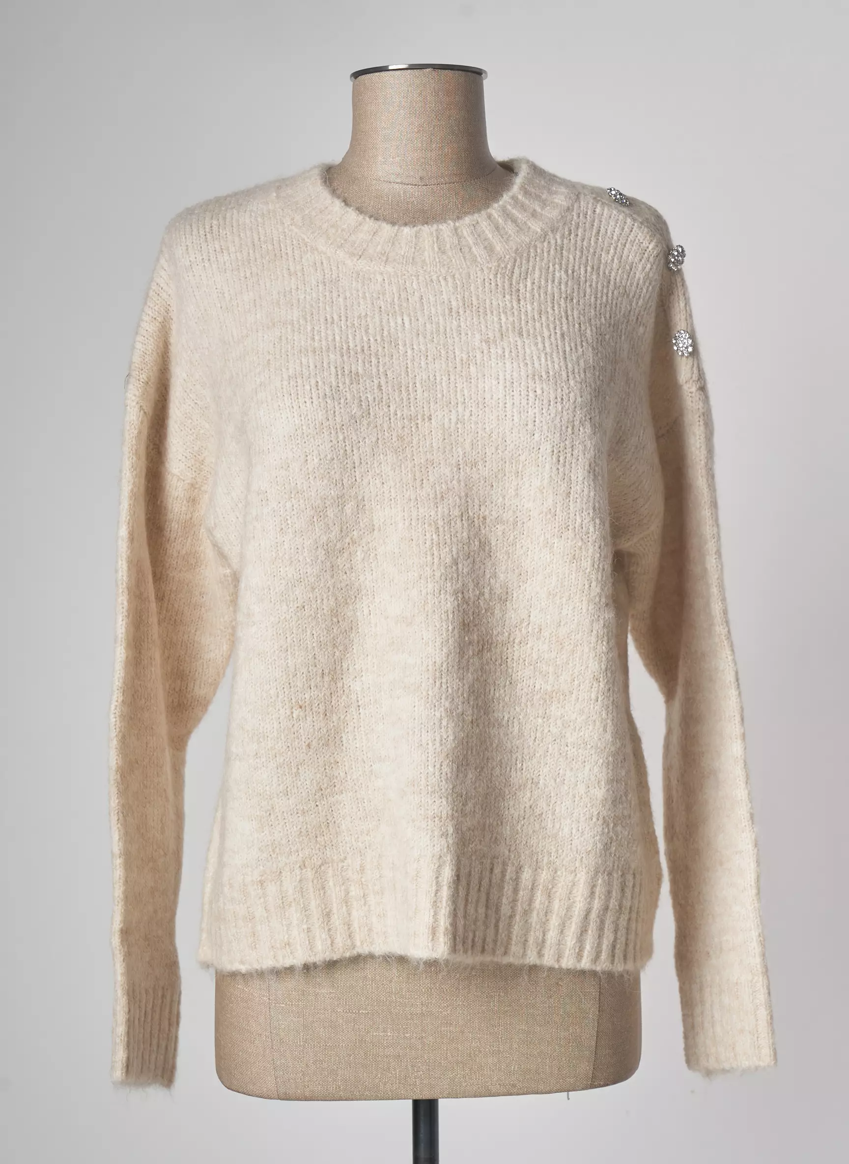 For Ever Pulls Femme couleur beige