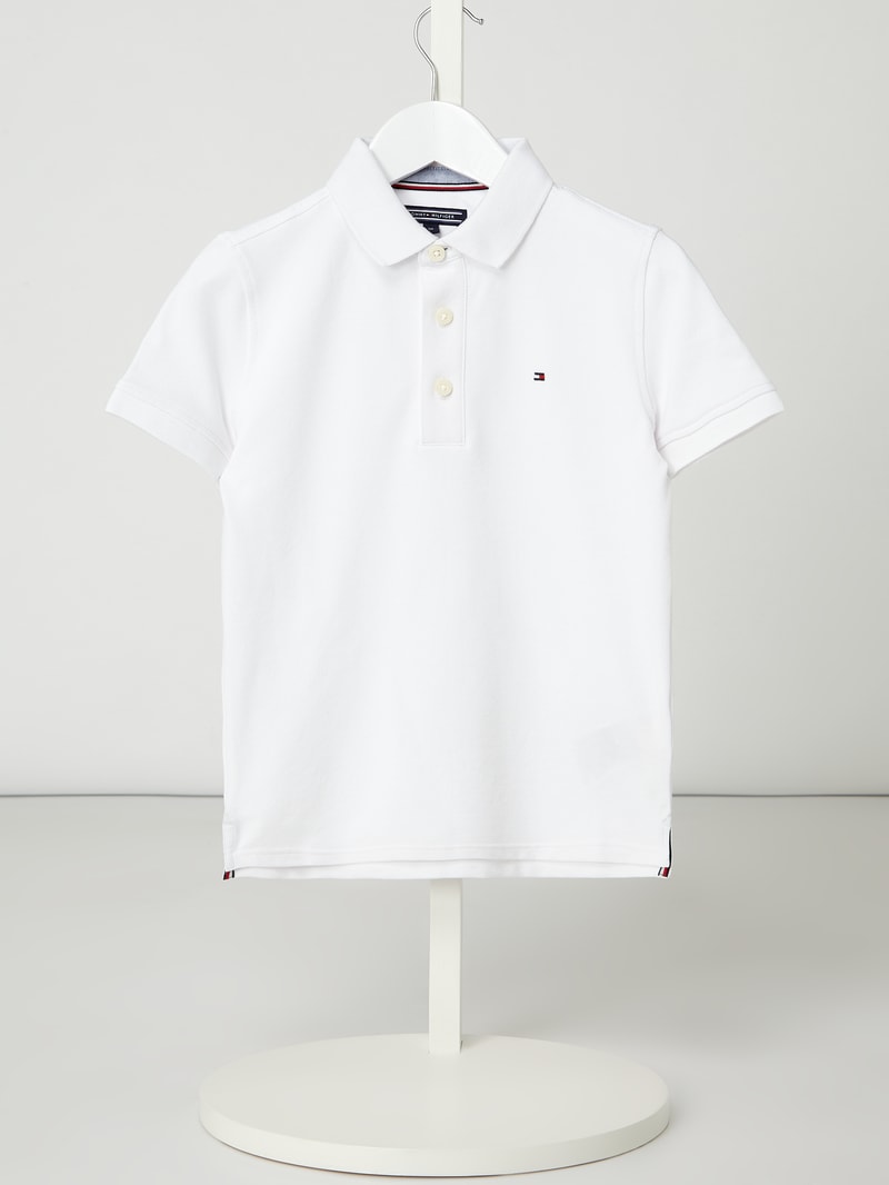 Poloshirt aus Organic Cotton in weiß
