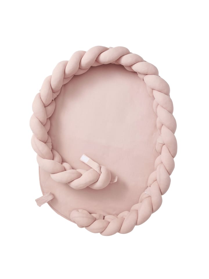nordic coast company  Baby Nest geflochten Rosa günstig kaufen onesize