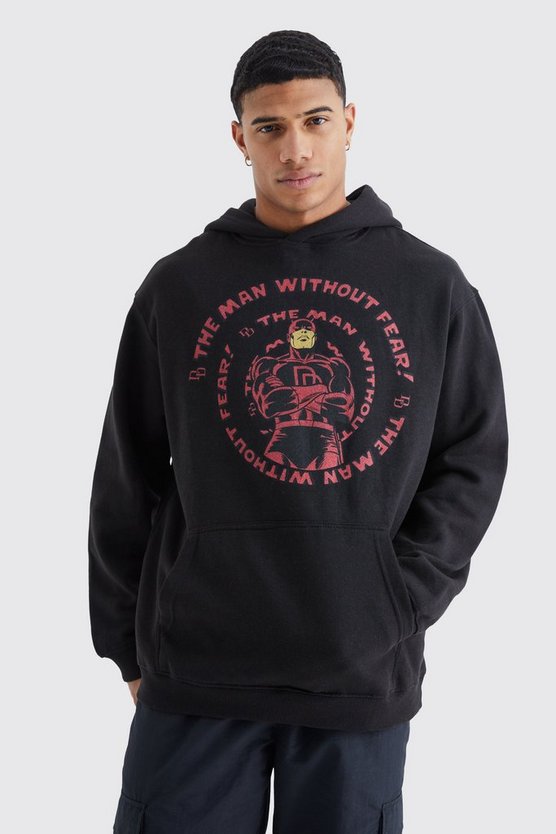 Oversize Hoodie mit lizenziertem Dadevil Marvel Print