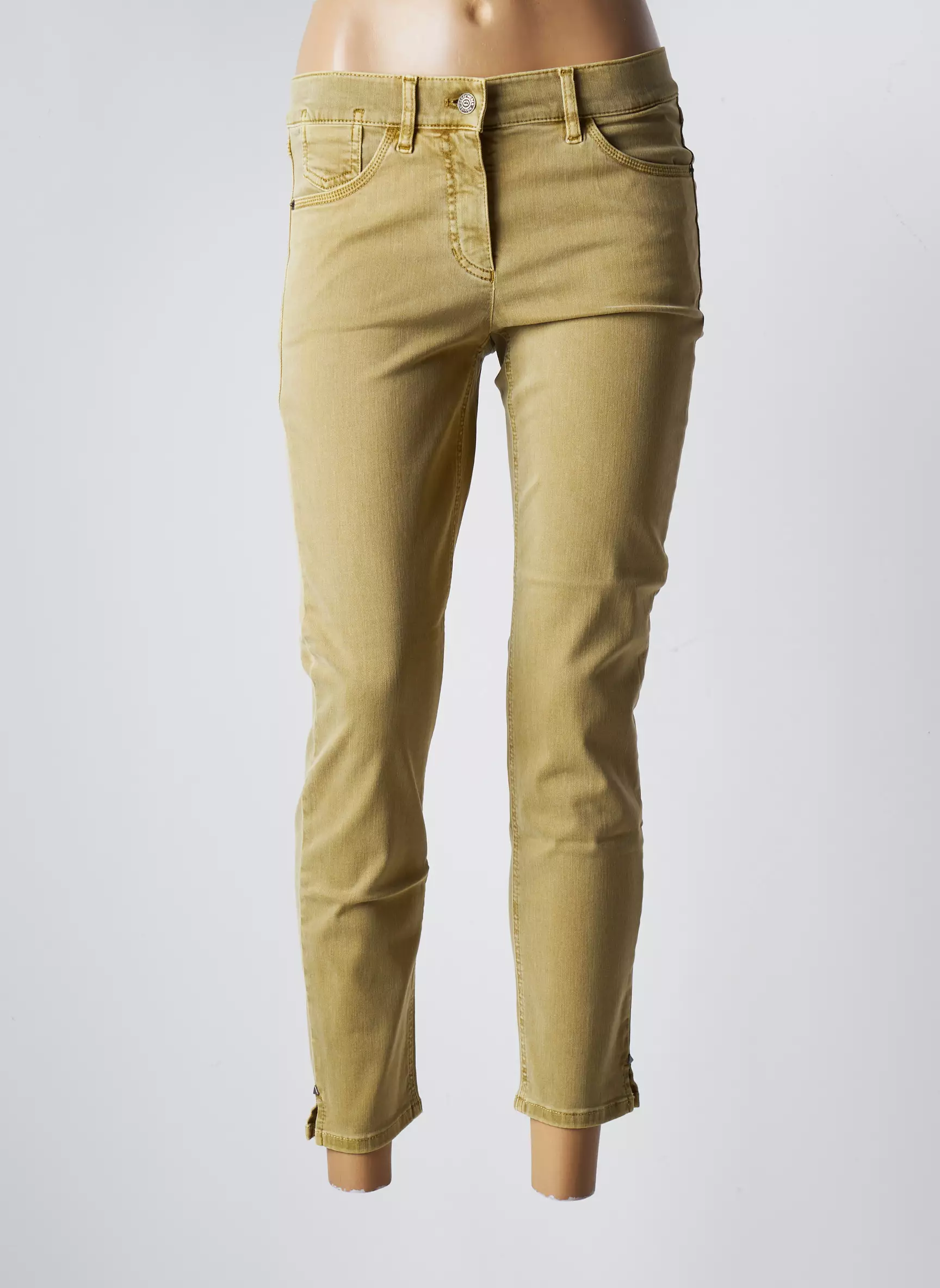 Gerry Weber Jeans Coupe Slim Femme couleur vert
