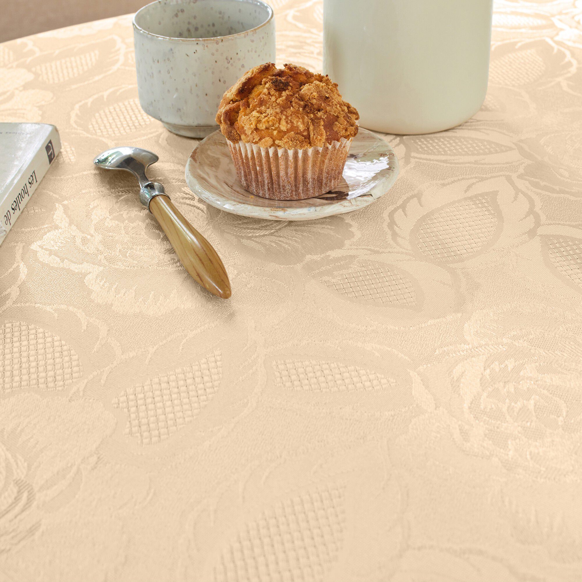 Nappe jacquard damassé