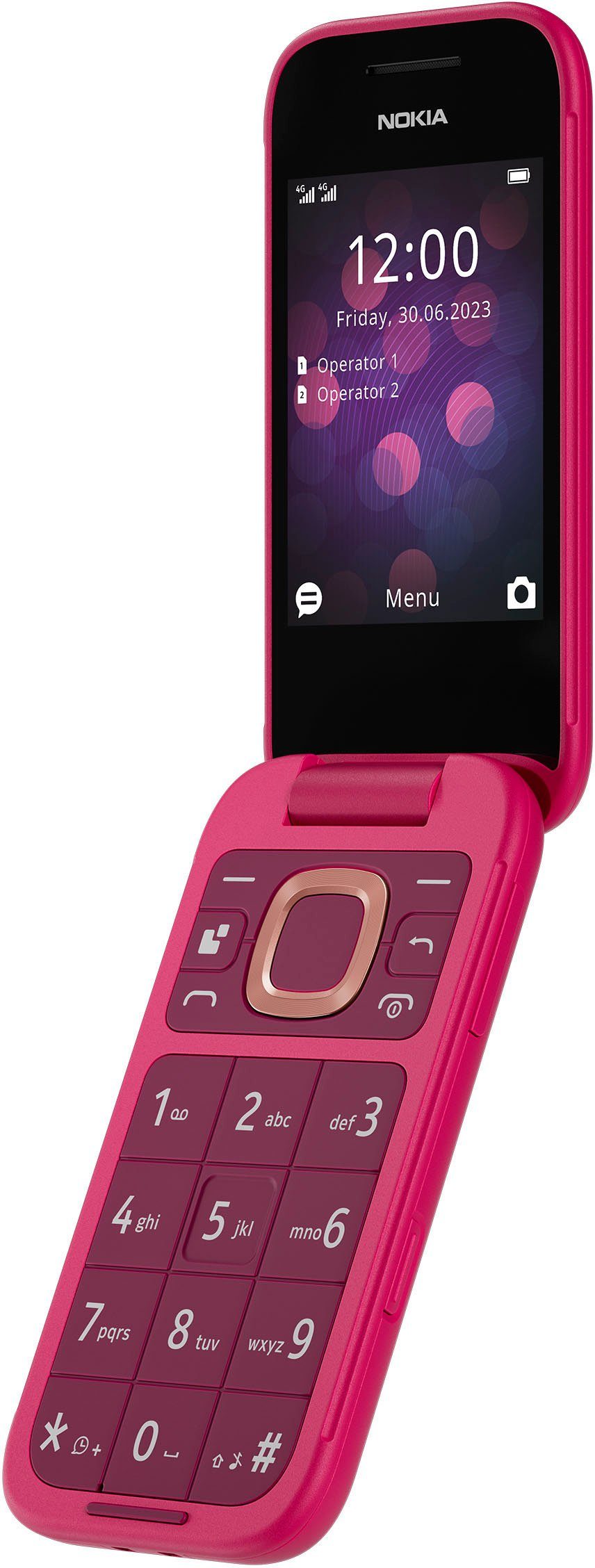 Nokia 2660 Flip Klapphandy (7,11 cm/2,8 Zoll, 0,13 GB Speicherplatz, 0,3 MP Kamera)
