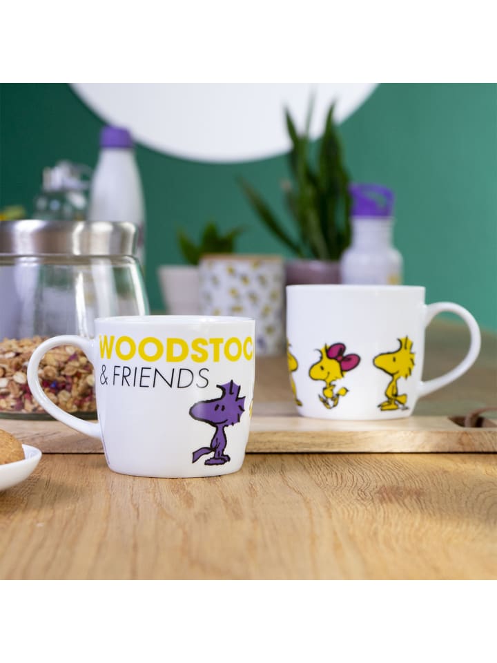 Geda Labels Tasse Peanuts Woodstock in Gelb - 300 ml günstig kaufen onesize