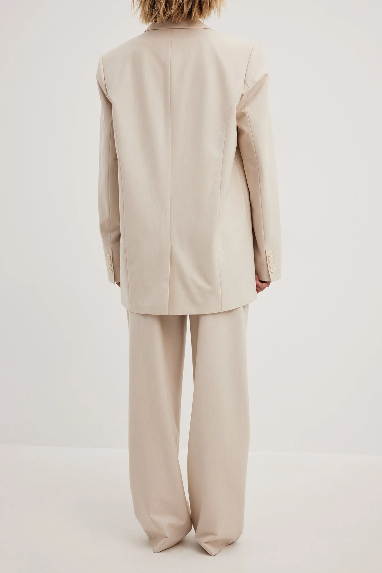 Oversize-Blazer aus Melange