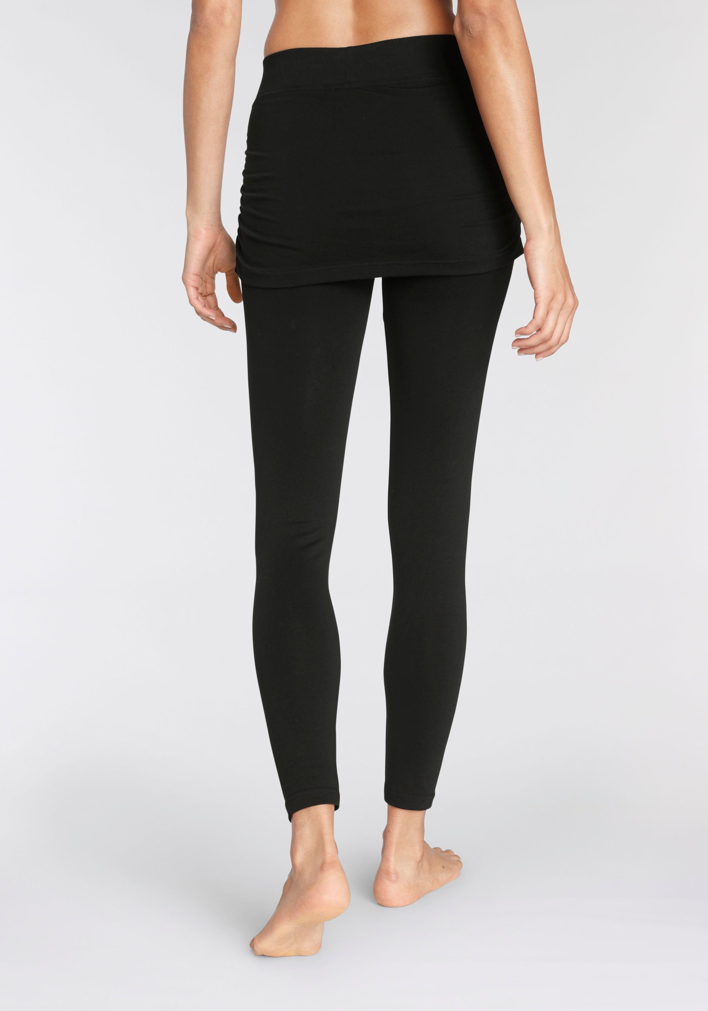 vivance active Leggings mit angenähtem Rock