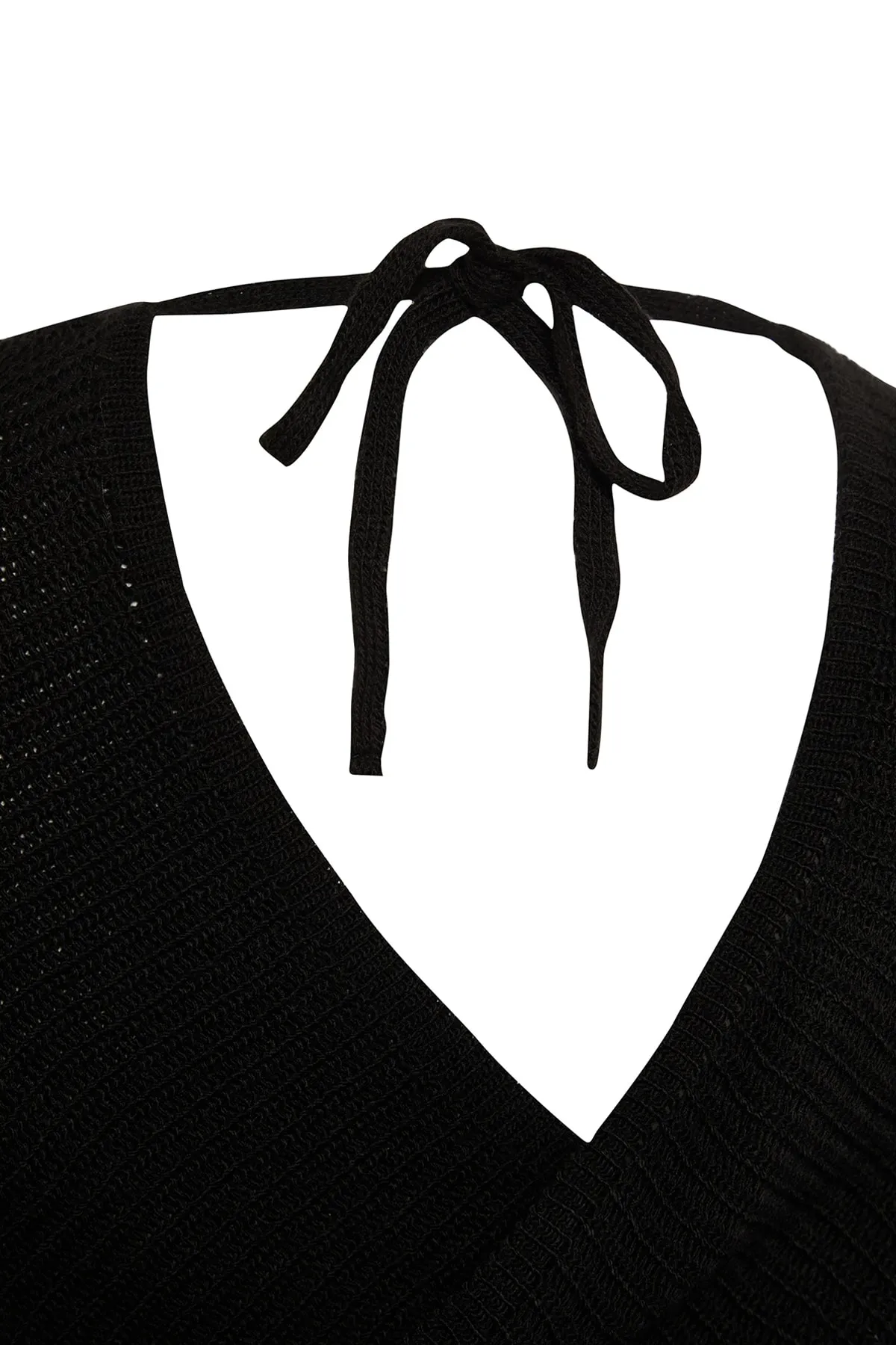 Trendyol Curve  Schwarzer Strickpullover