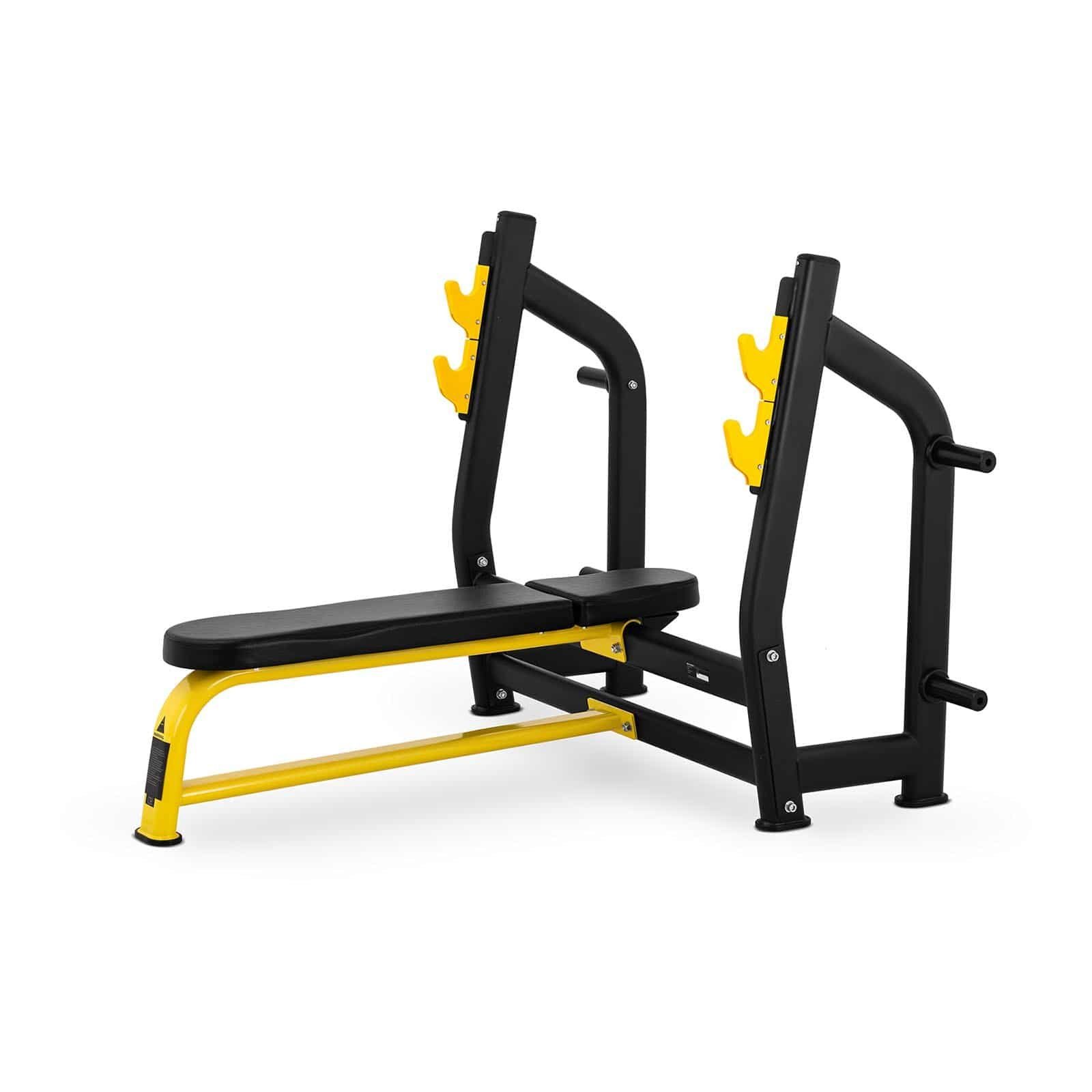 Gymrex Hantelbank Hantelbank Ablage 135 kg Bankdrücken Trainingsbank Kunstleder Stahl