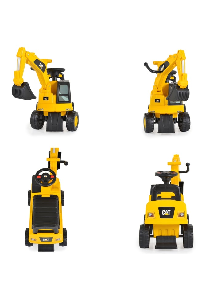 Moni Rutschfahrzeug Bagger CAT 662 in gelb günstig kaufen onesize