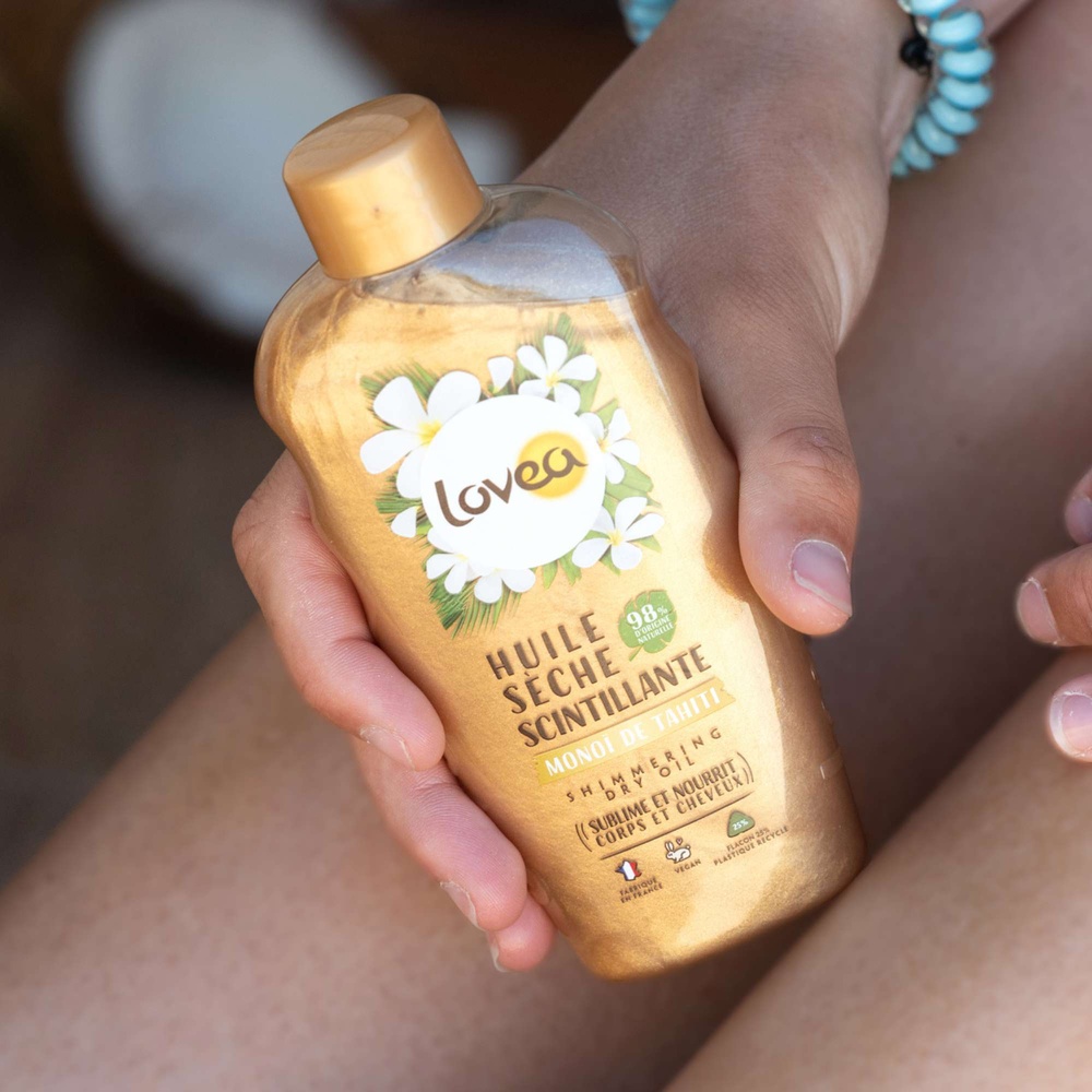 lovea Huile Sèche Scintillante Monoï de Tahiti Huile Sèche Scintillante - Nourrissante