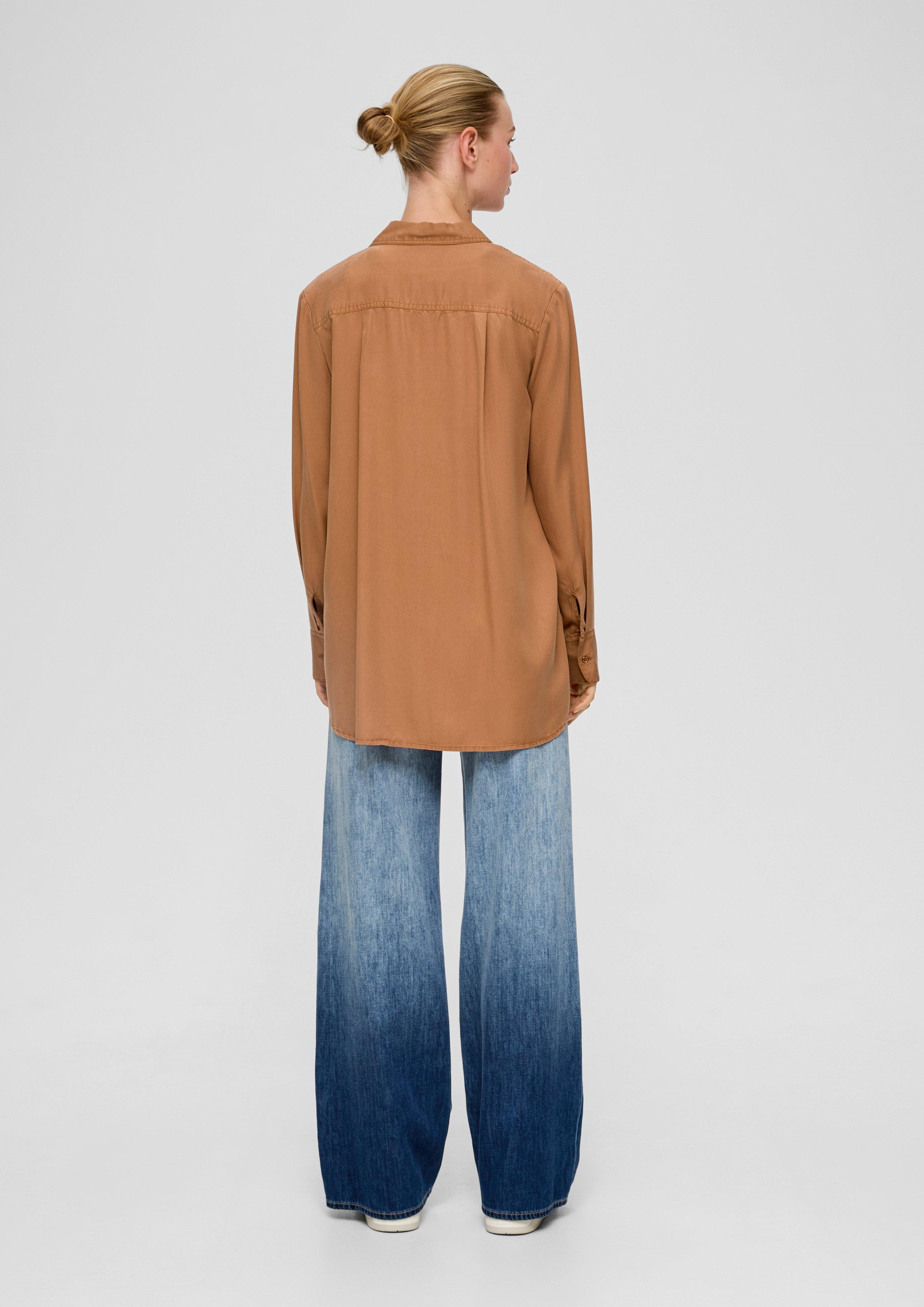 Oversize-Bluse aus Lyocell  2136215-8469