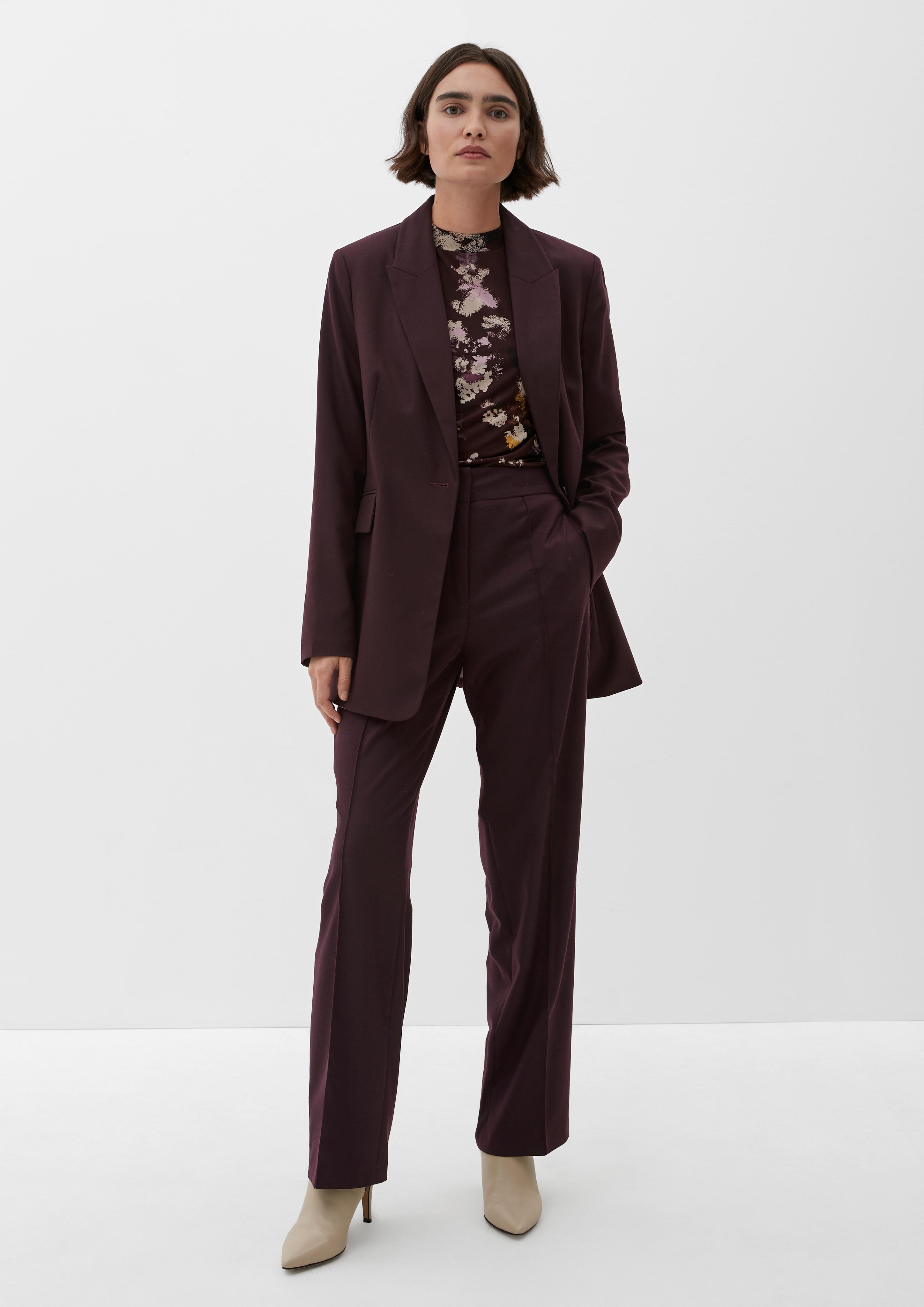 Taillierter Blazer aus Viskosemix  2121935-4989