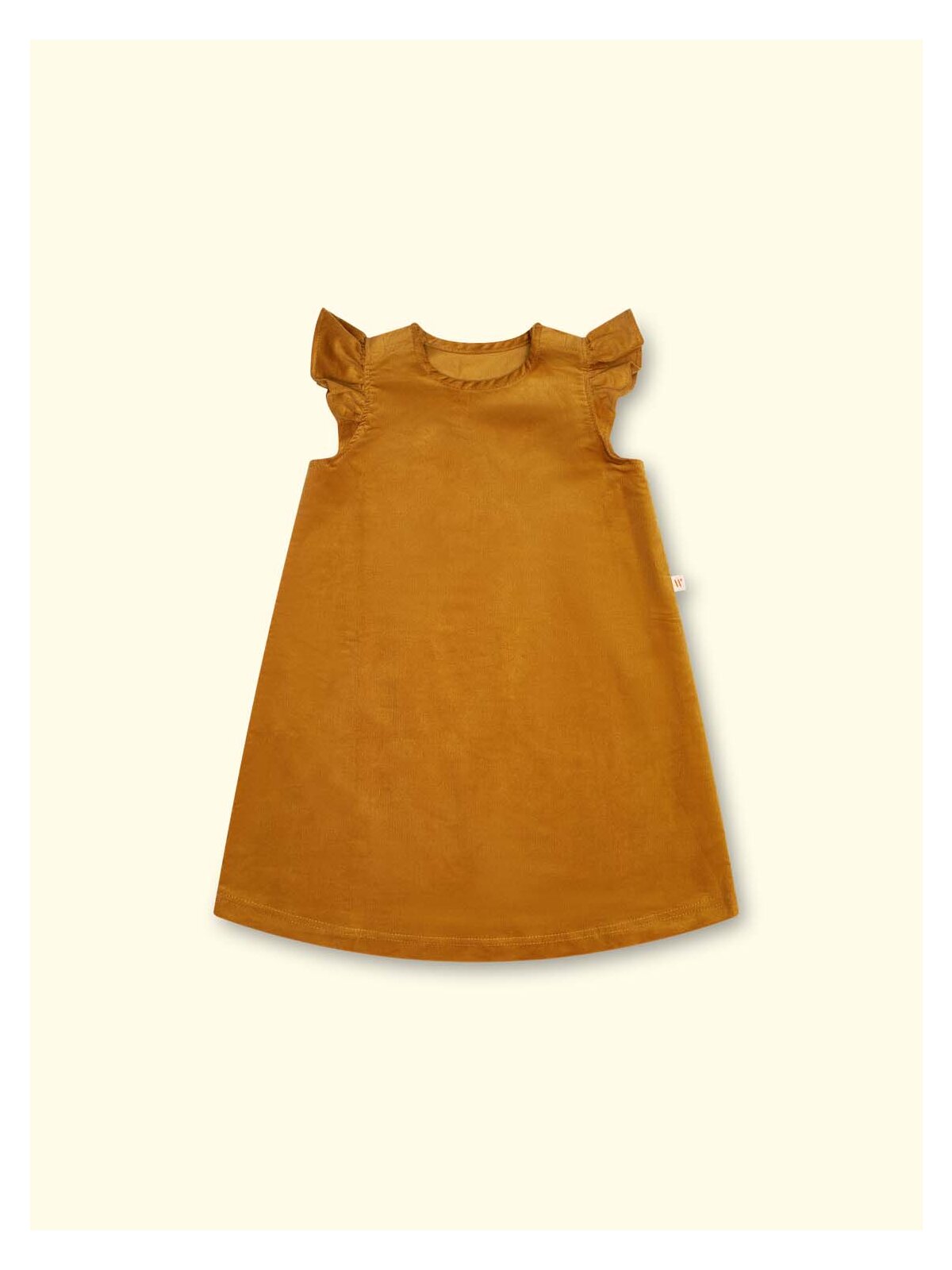 Wombly Coco Cordkleid kurkuma