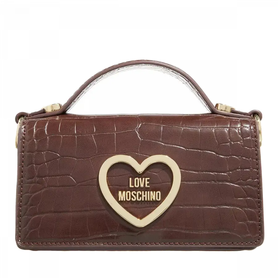 Love Moschino - Love Moschino Handle Bags Kunstleder Dark Brown - braun