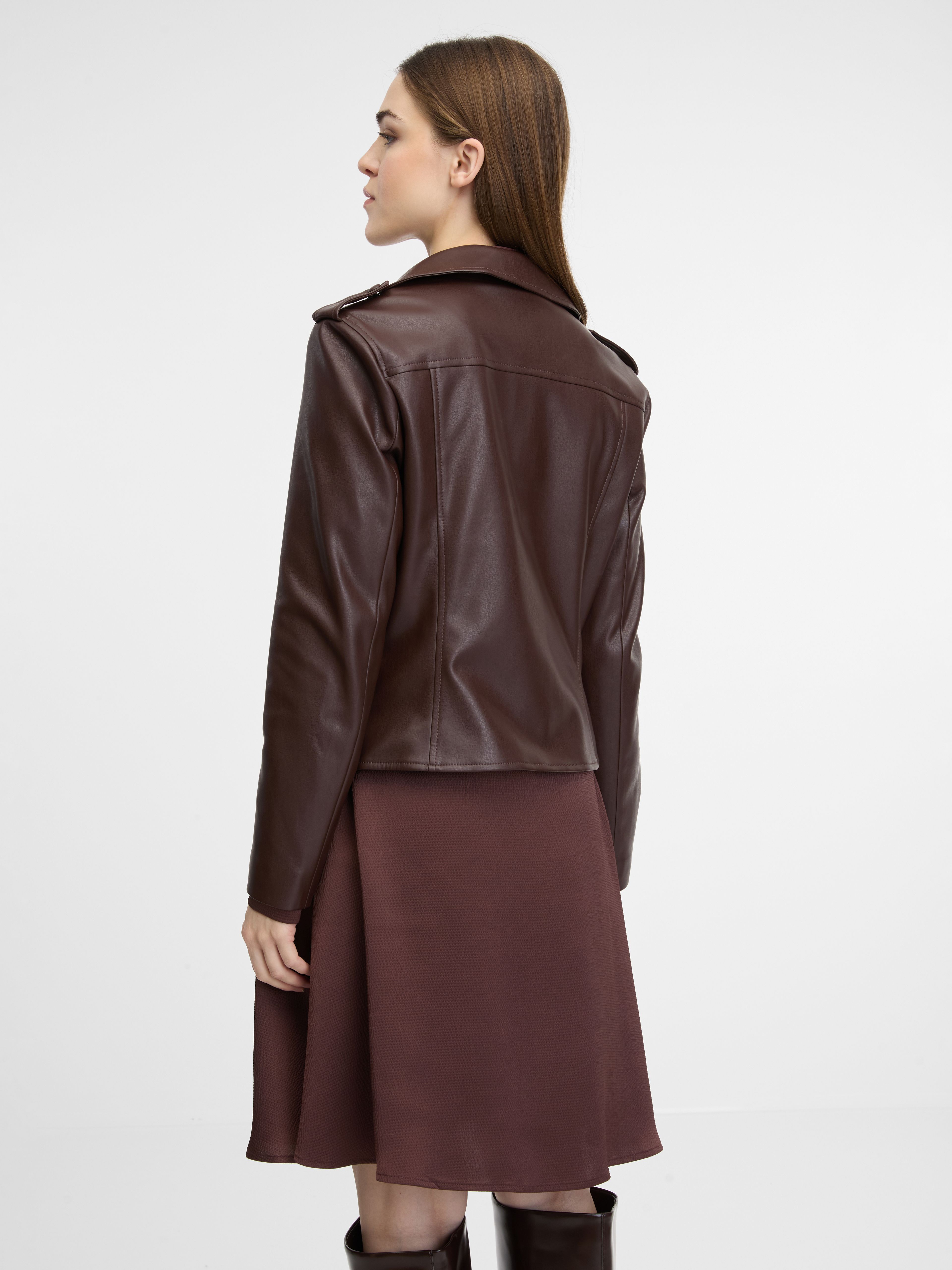 Braune Damen Lederjacke ORSAY