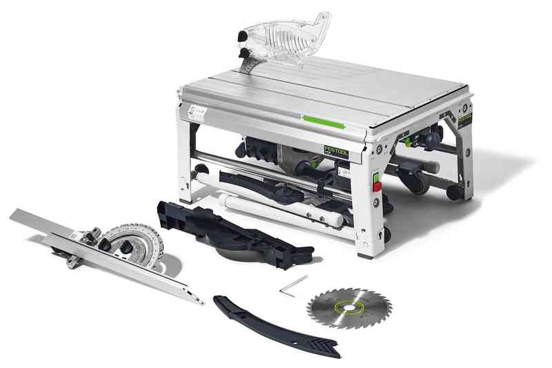Festool 574778 CS 70 EG Precisio Sierra de mesa de precisión con sistema de tracción