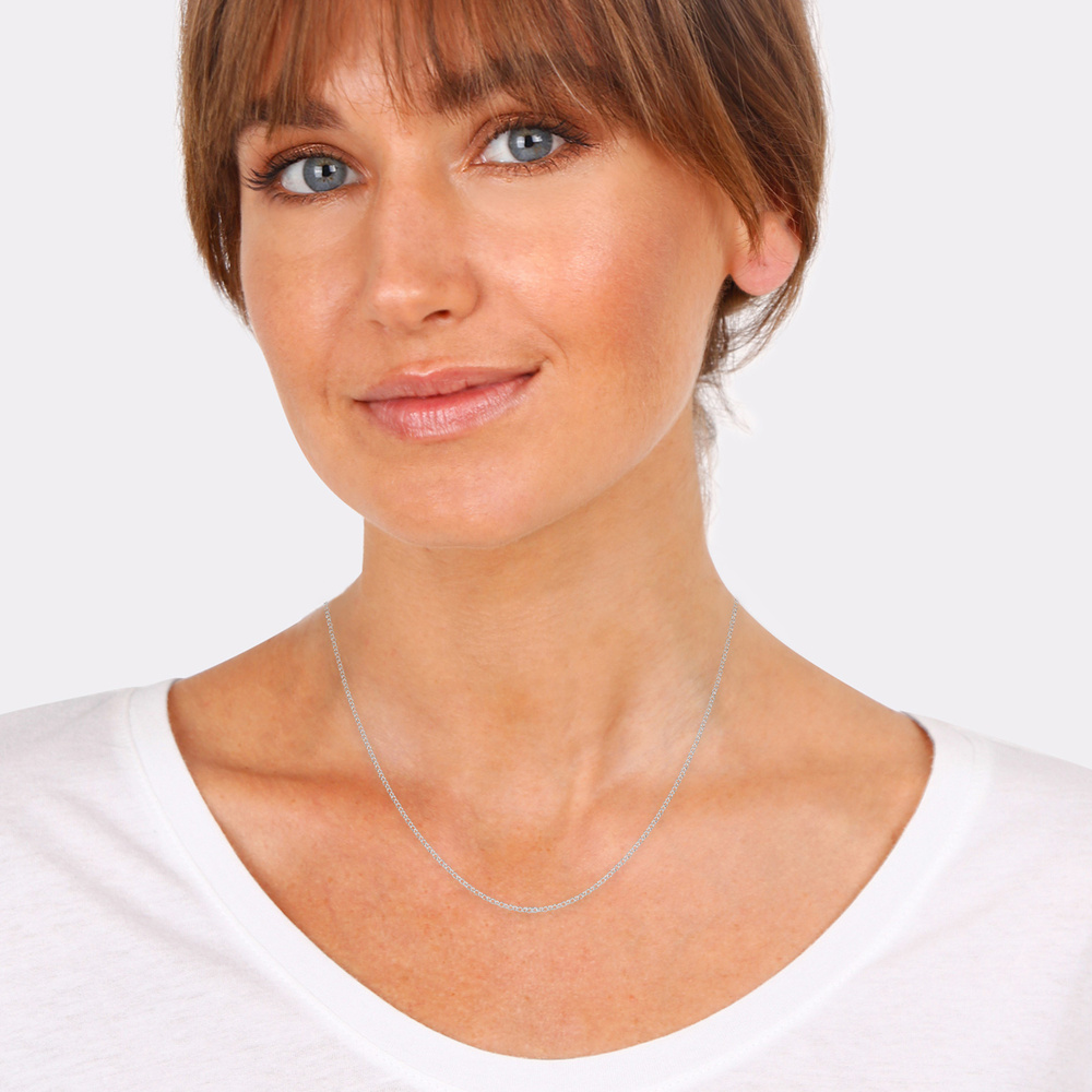 Elli Elli Collier Femmes Basique Classique Combinable en Argent Sterling 925 Bijoux