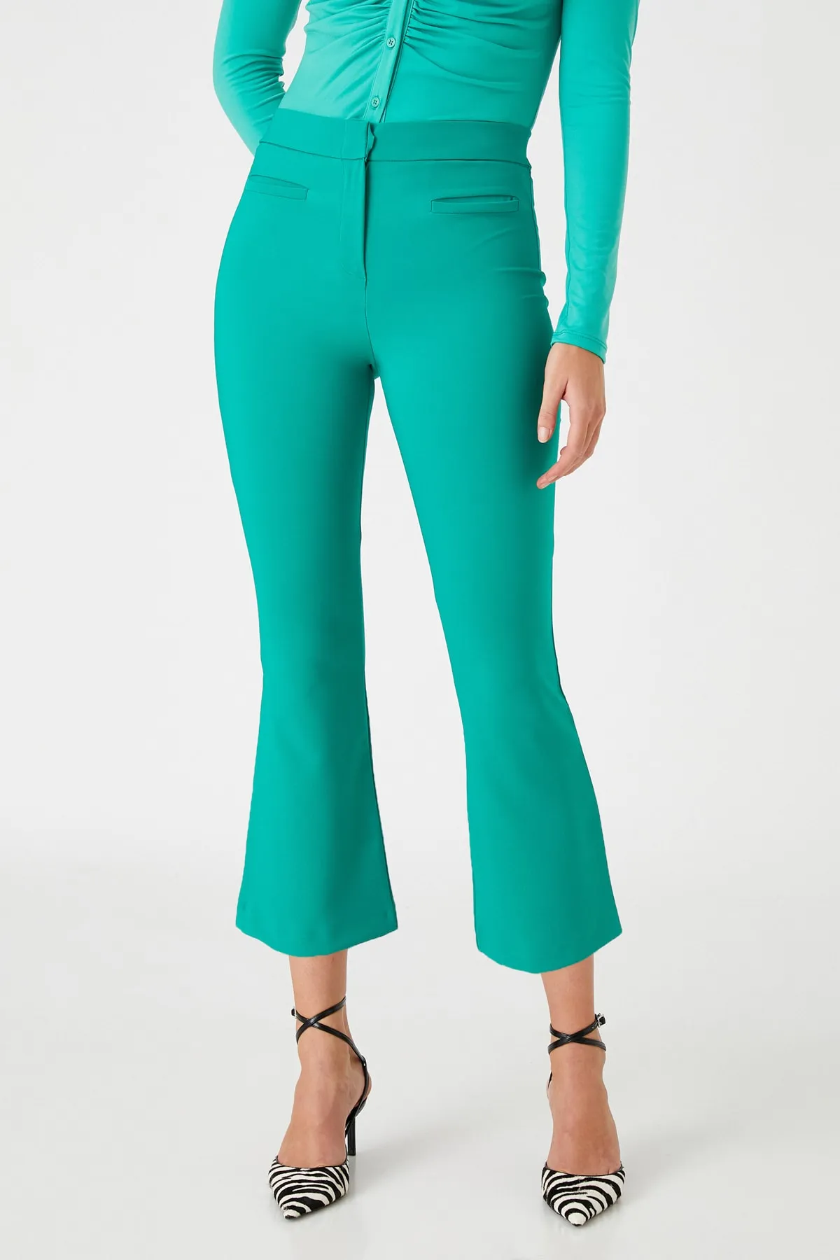 Koton  Grüne Damenhose 3WAK40169UW