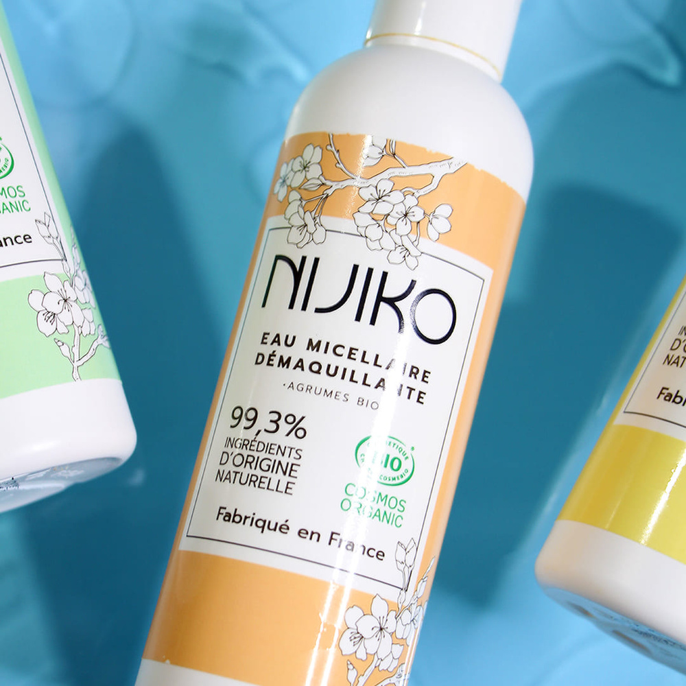 nijiko Eau Micellaire Bio pour Peau Grasse Démaquillant et nettoyant