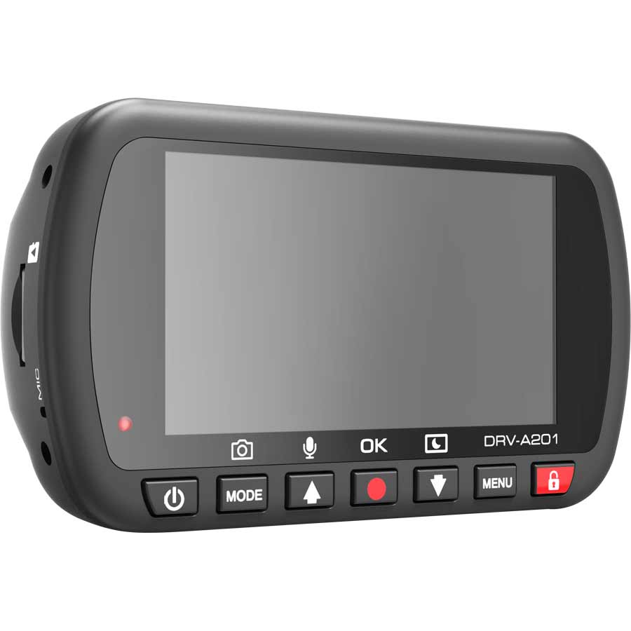 Kenwood Dashcam DRV-A201 mit 2 Megapixel CMOS Sensor, 136° Weitwinkelobjektiv und G-Sensor - ATU