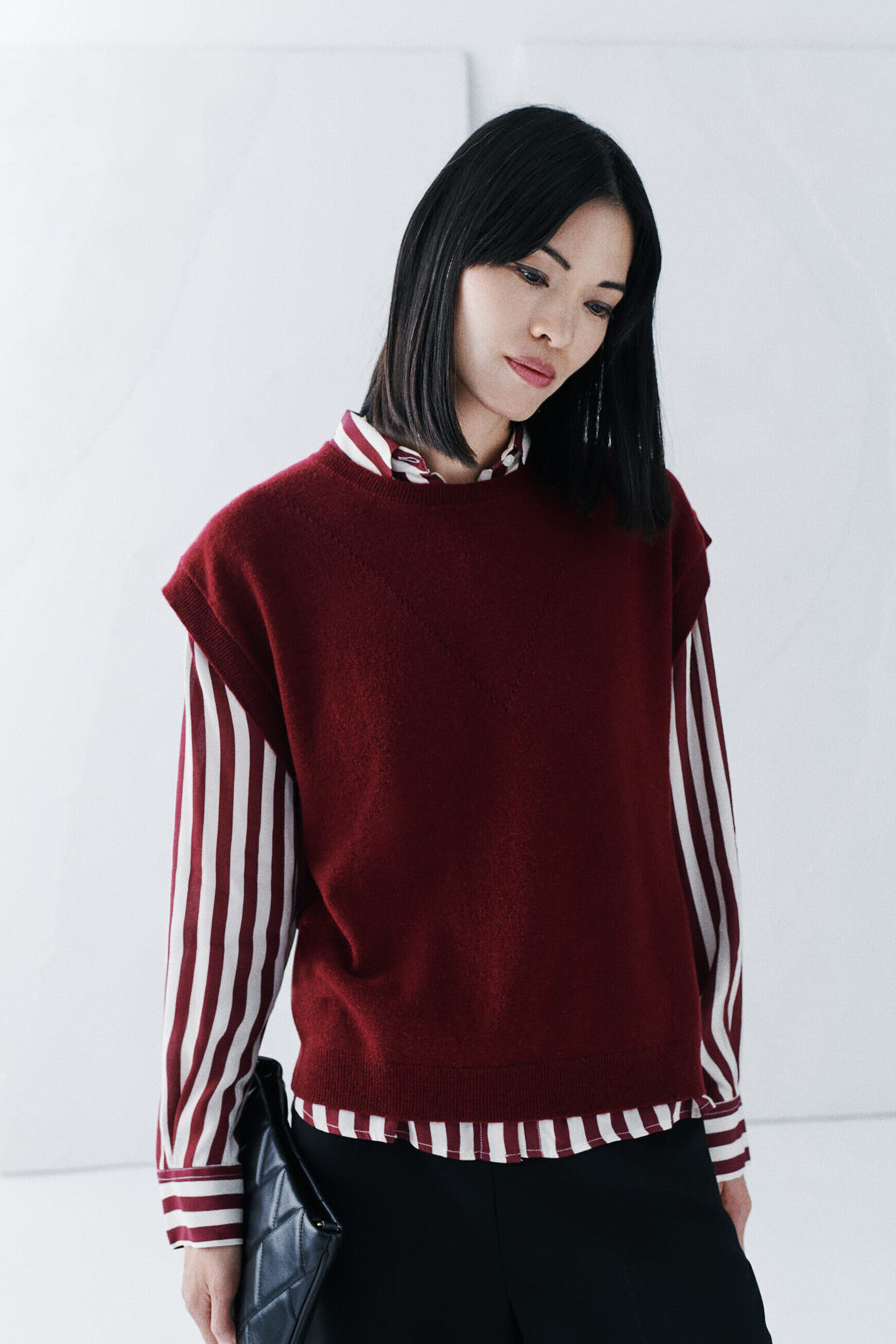 Pull mathilde bordeaux femme