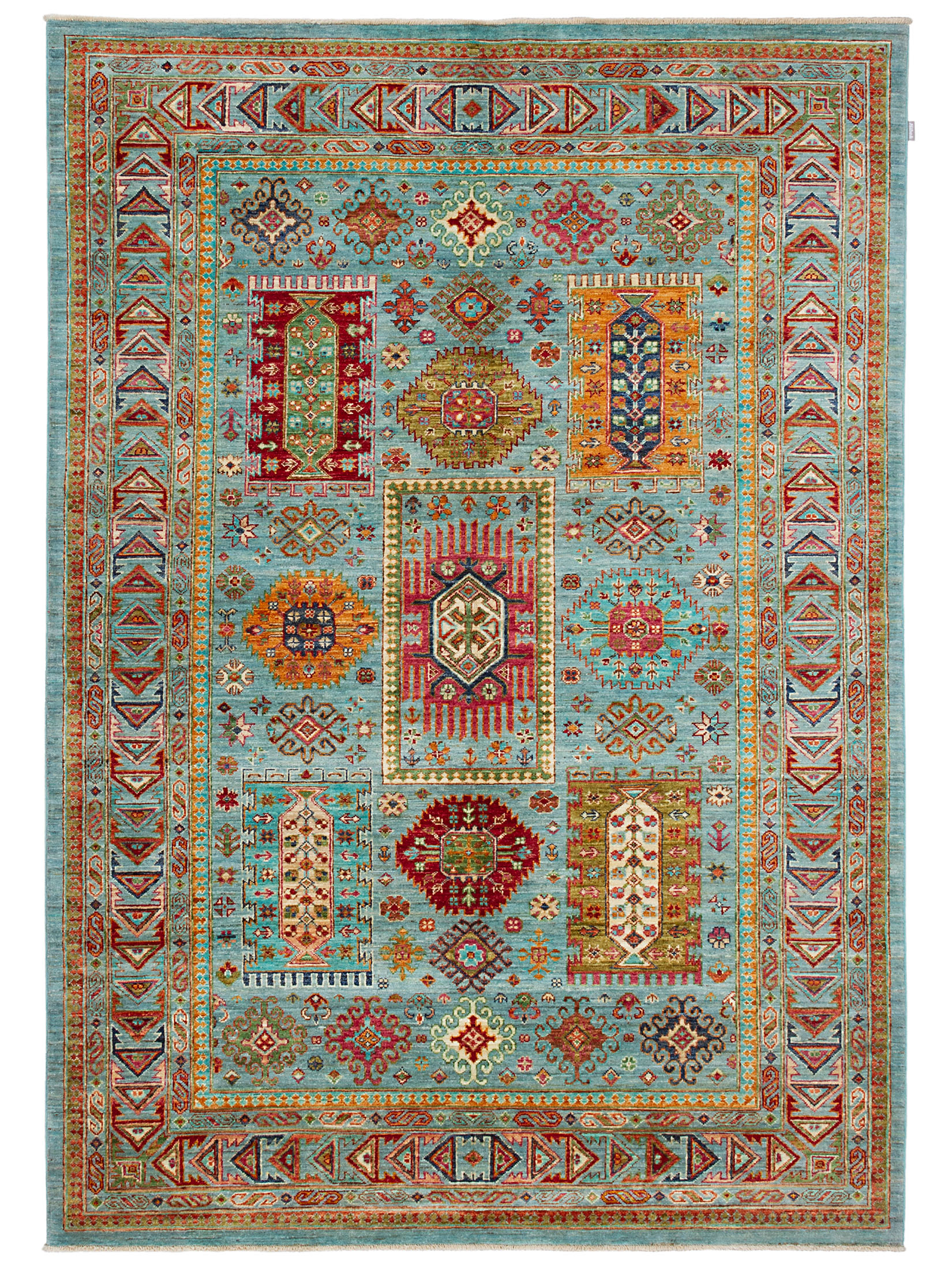 Kazak Ghazni ca. 176 x 254 cm, Unikat / Einzelstück