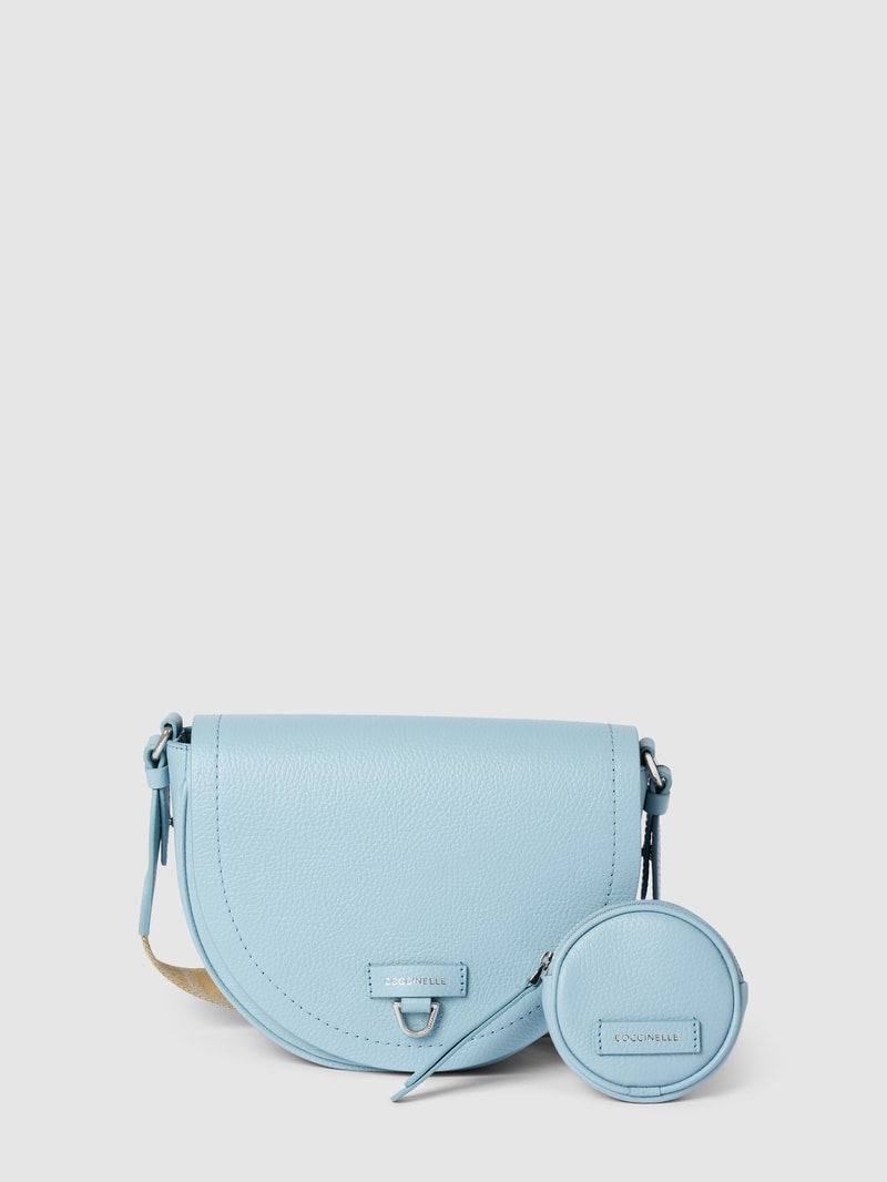 Saddle Bag mit Label-Detail Modell 'BLAIRE' in hellblau