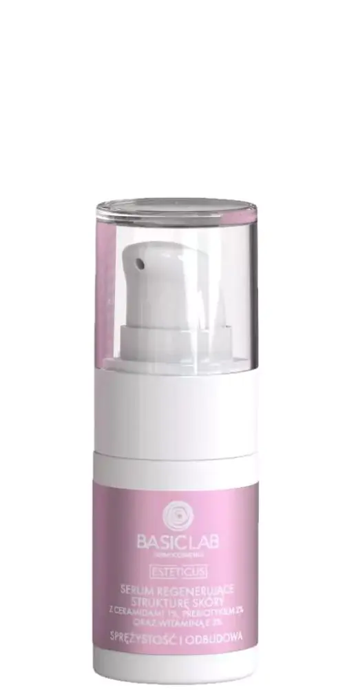 BasicLab Esteticus Regenererende Serum med ceramider 1% og præbiotika 2% 15 ml