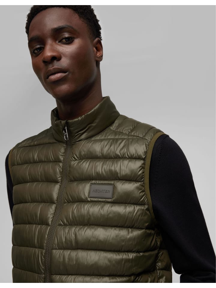 HECHTER PARIS Weste in dark green günstig kaufen