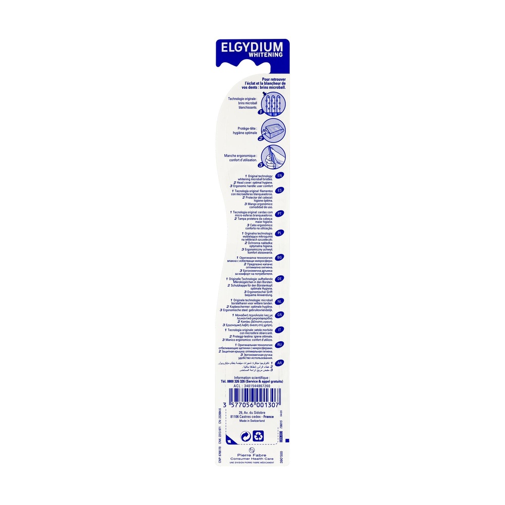 Oral Care ELGYDIUM Blancheur Souple Brosse à dents