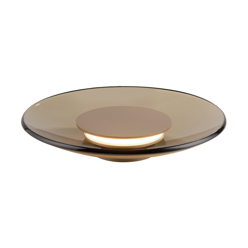 Tischleuchte Pure Moon bronce Alu