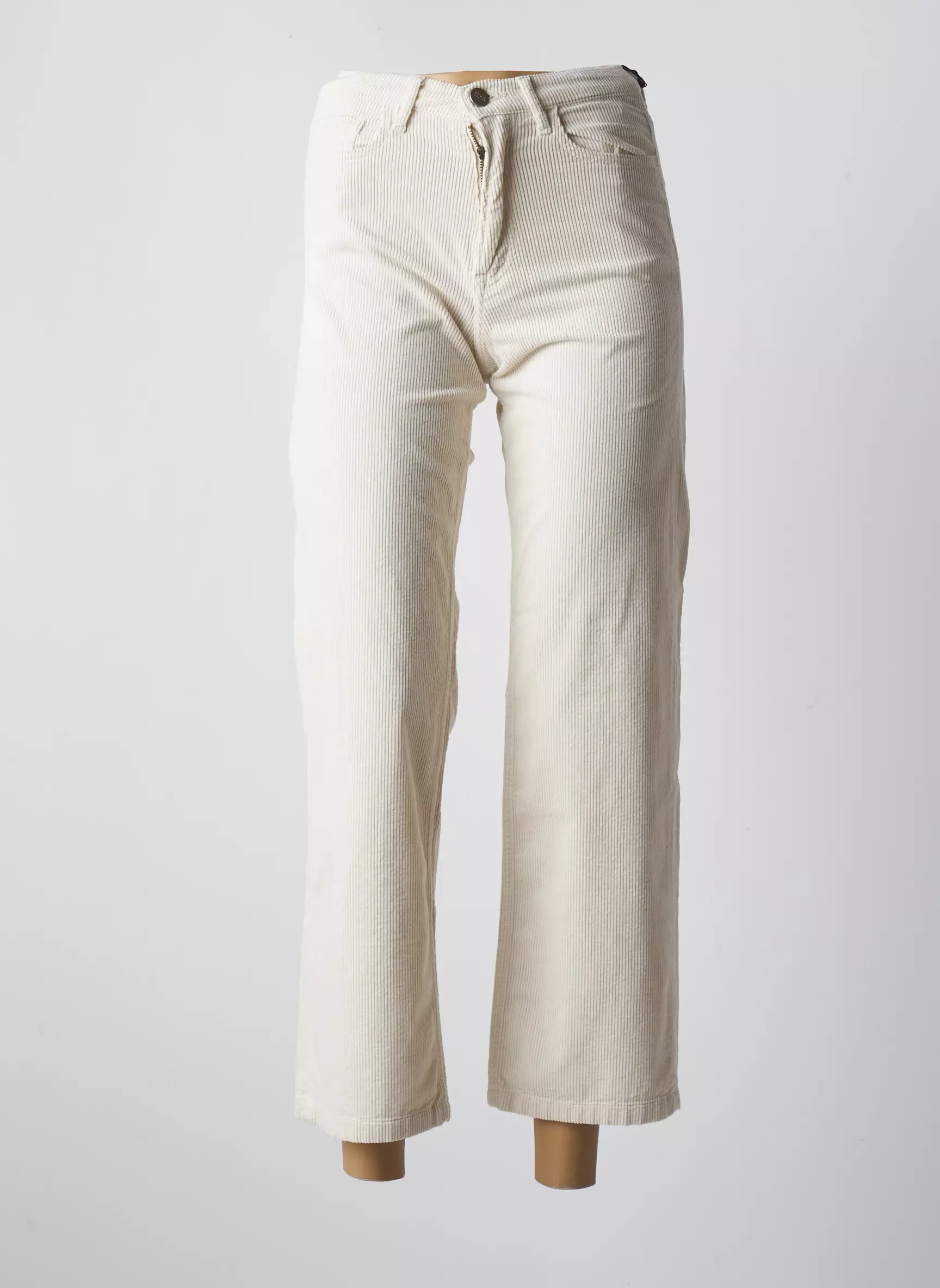Hod Pantalon7 8 Femme couleur beige