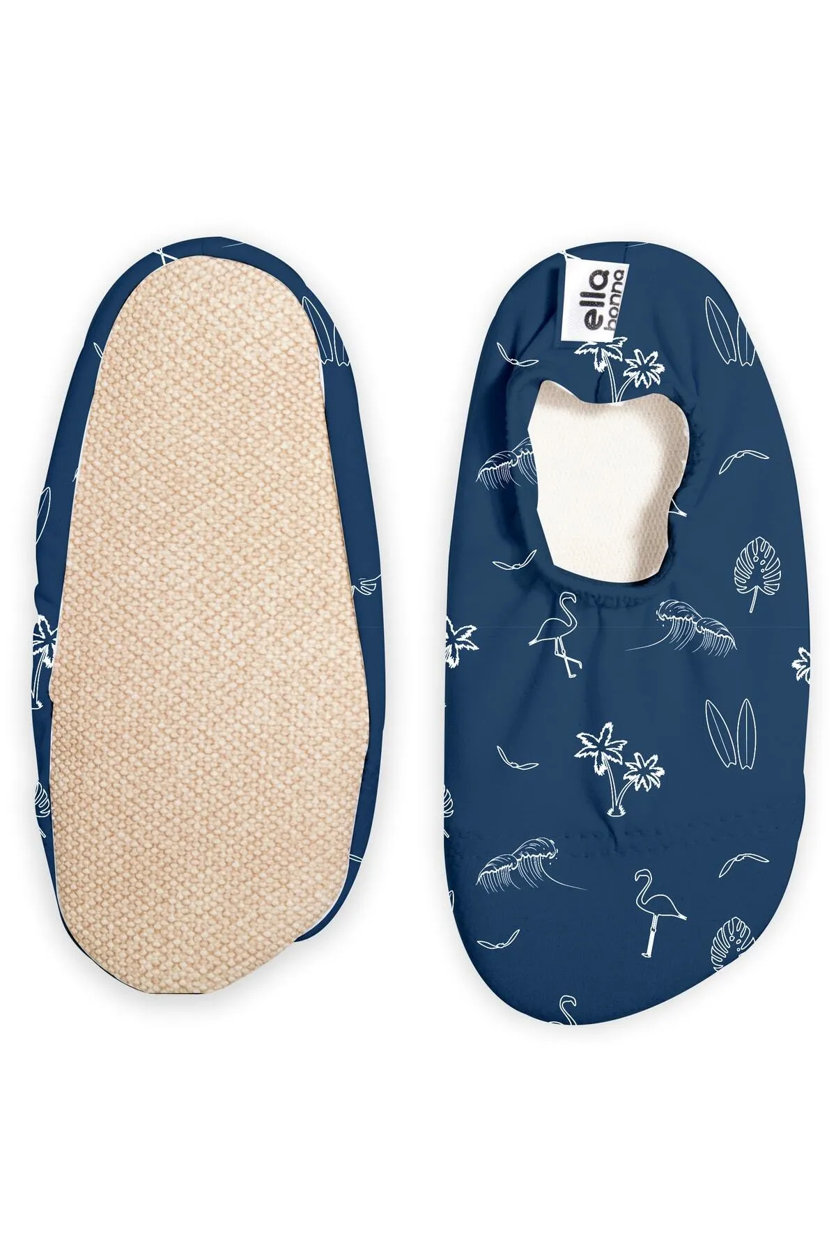 Ella Bonna  Anti-Rutsch-Sohle, Unisex-Baby, Kinder-Meeresschuhe, Pool-Hausschuhe, Strand