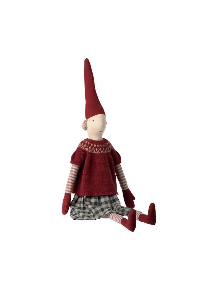 Maileg Wichtel Pixy Mega Mädchen Roter Pullover 105 cm günstig kaufen onesize