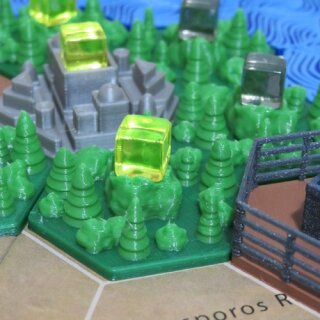 Forest Tiles for Terraforming Mars - 25 Pieces